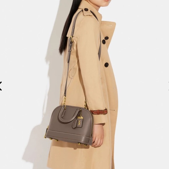 Coach Revel bag in colour dark stone new with tag - Picture 16 of 16